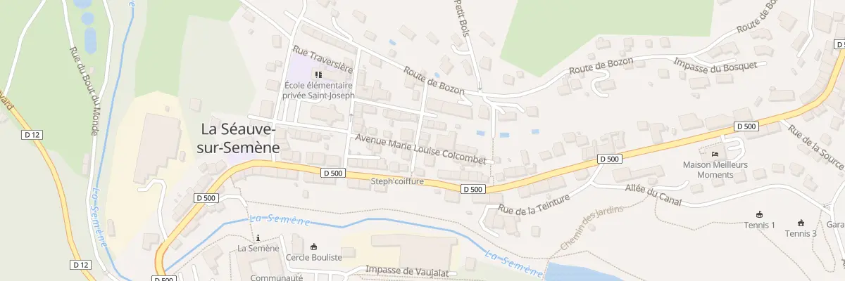 Plan du 5207A Av Marie Louise à La Séauve-sur-Semène