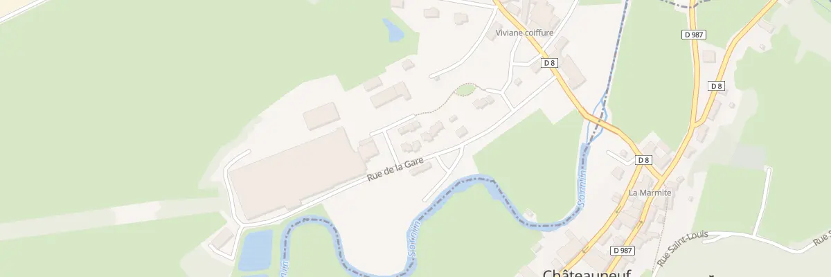 Plan du 184 Rue de la Gare à Saint-Maurice-lès-Châteauneuf
