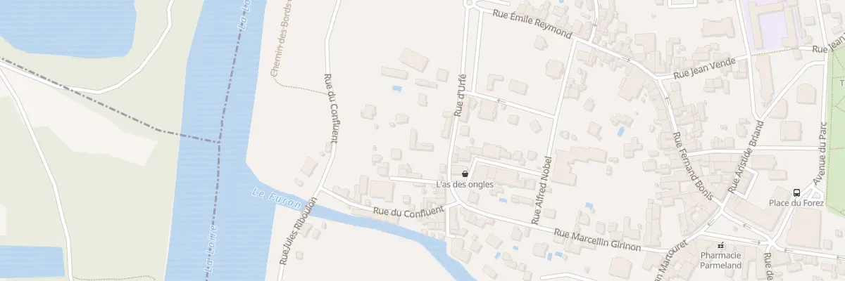 Plan du 1B Rue d’Urfe à Andrézieux-Bouthéon