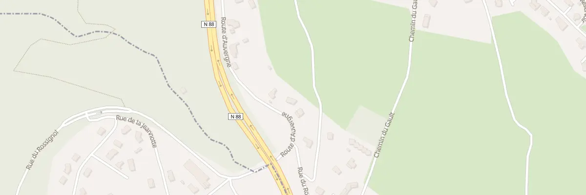 Plan du 1129 Rte d’Auvergne à Saint-Ferréol-d’Auroure