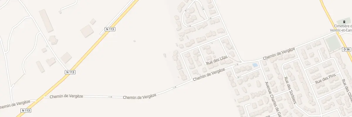 Plan du 10 Rue des Bleuets à Vestric-et-Candiac