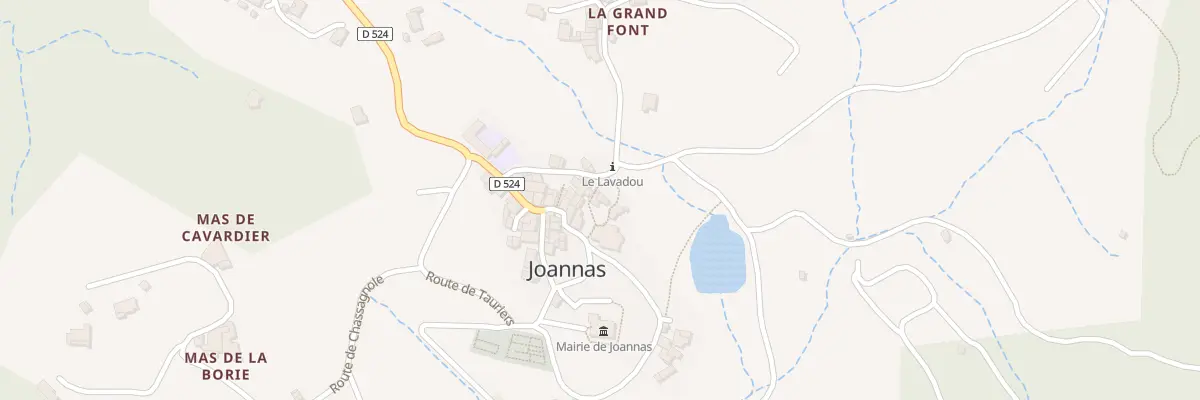Plan du 16 Call Le Caladou à Joannas