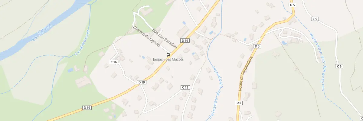 Plan du 355 Rte de la Souche à Jaujac