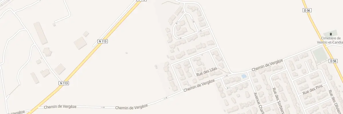 Plan du 8 Rue des Bleuets à Vestric-et-Candiac