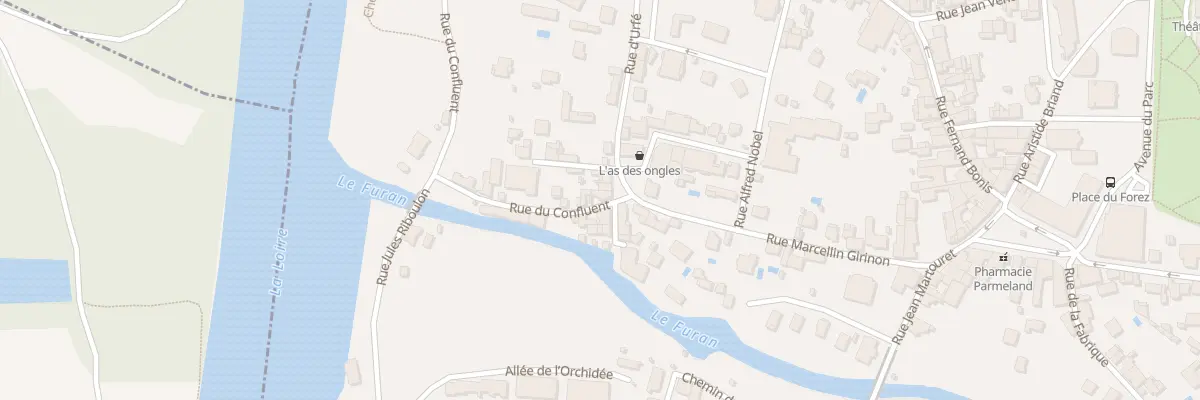 Plan du 2 Rue du Confluent à Andrézieux-Bouthéon