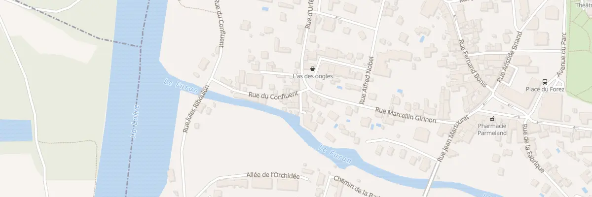 Plan du 1 Rue du Confluent à Andrézieux-Bouthéon