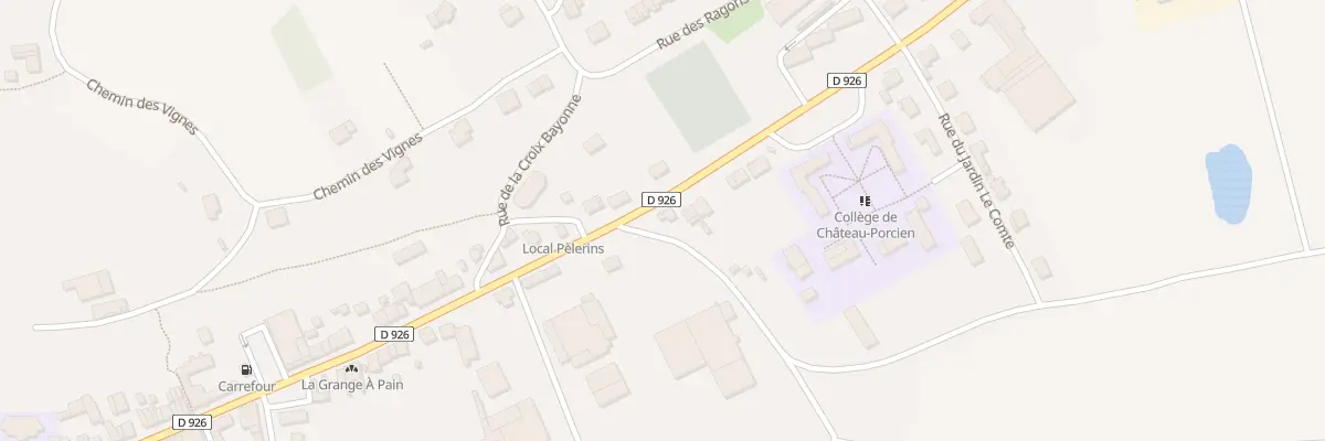 Plan du 72 Rue de Sommevue à Château-Porcien