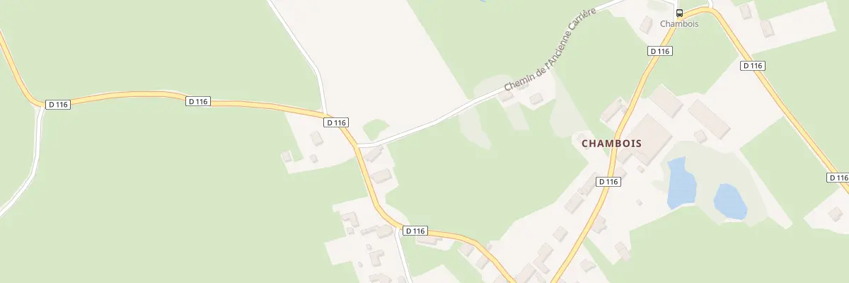 Plan du 5036 Che de l’Ancienne Carrière à Tavernay