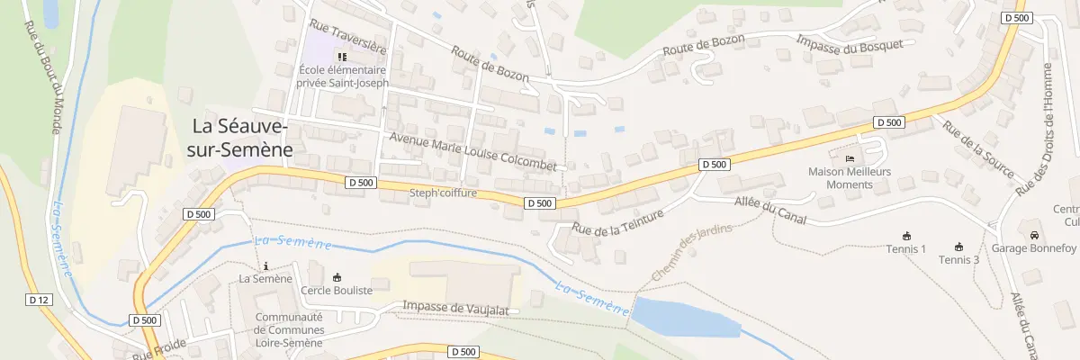 Plan du 57 Av de la Semène à La Séauve-sur-Semène