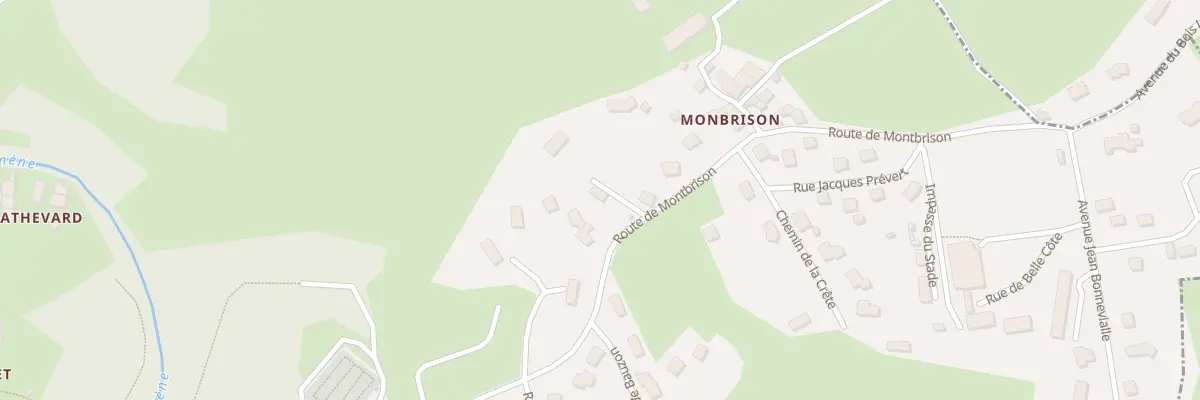 Plan du 5294 Montbrison à La Séauve-sur-Semène