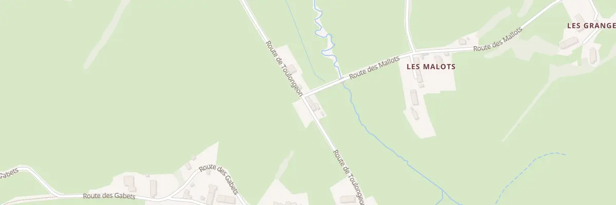 Plan du 5024 Toulongeon à La Chapelle-sous-Uchon