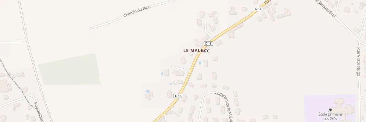 Plan du 345 Rue de Saint Cyr à Saint-André-le-Puy