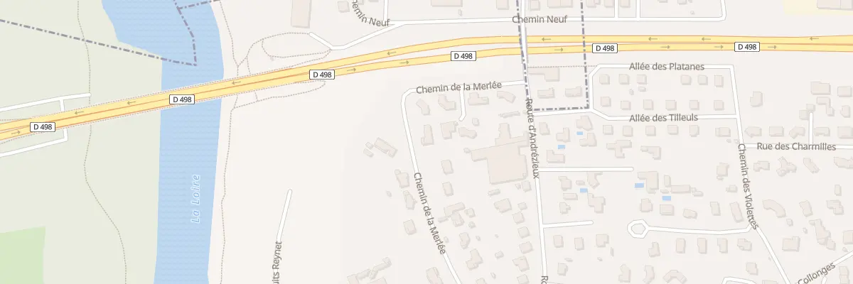 Plan du 34 Che de la Merlée à Saint-Just-Saint-Rambert