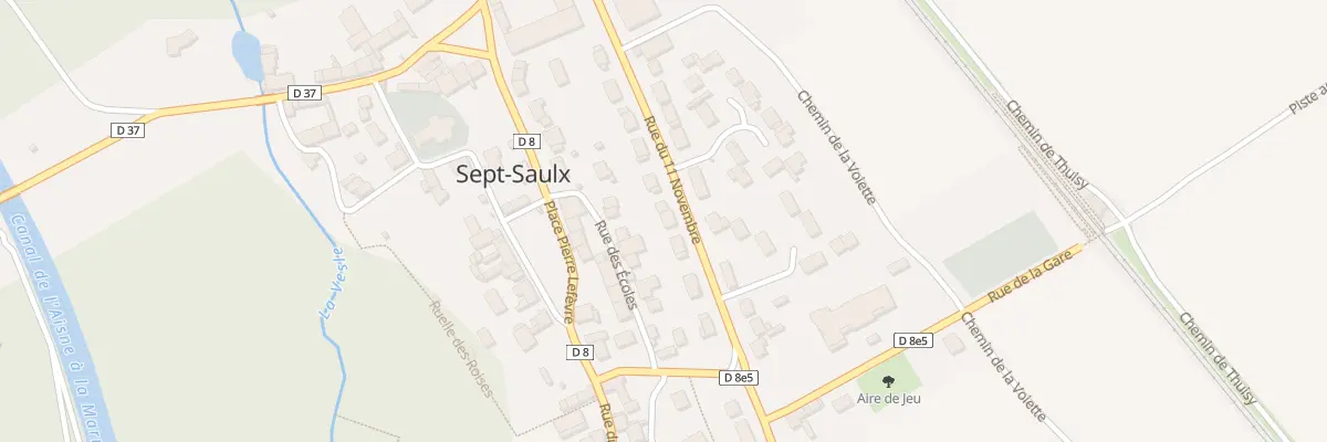 Plan du 11 Rue du 11 Novembre à Sept-Saulx