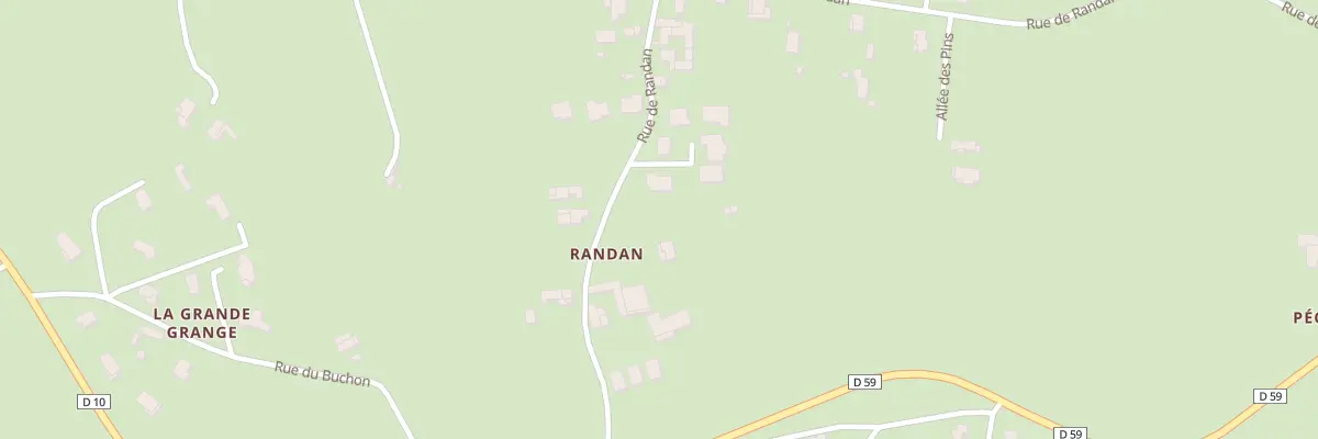 Plan du 216 Rue de Randan à Civens