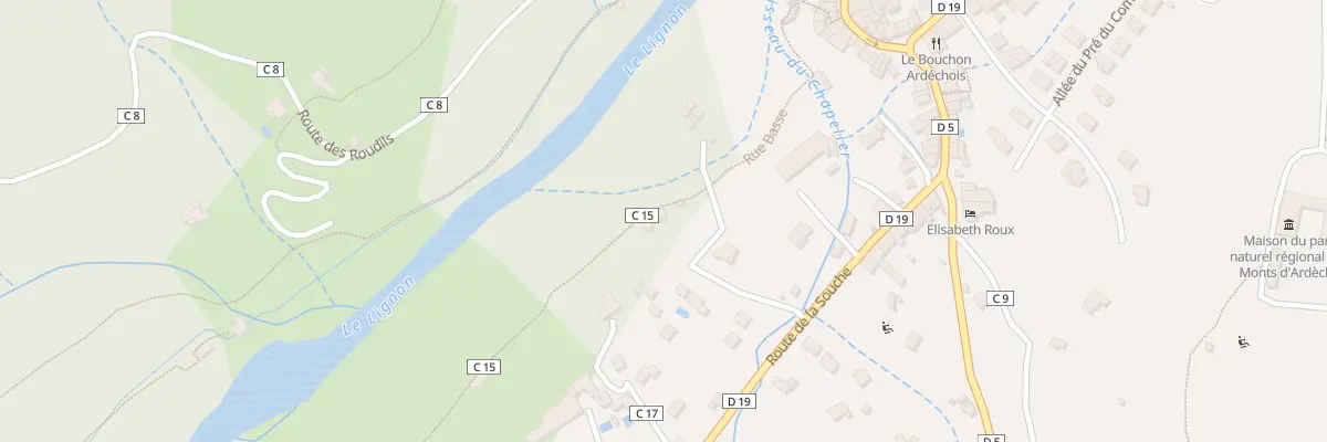 Plan du 5299 La Prade à Jaujac