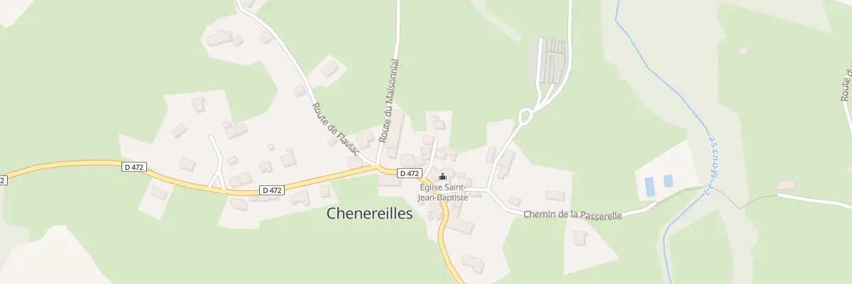 Plan du 5011 Le Bourg à Chenereilles