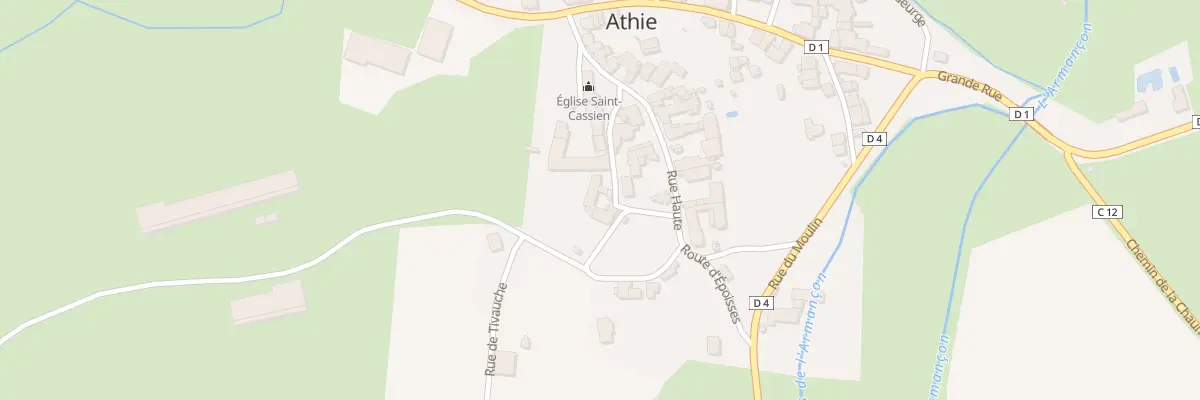 Plan du 6 Rle de la Courchache à Athie