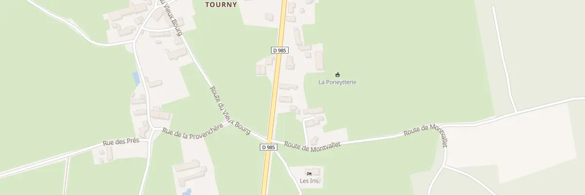 Plan du 635 Rte de Tourny à Changy