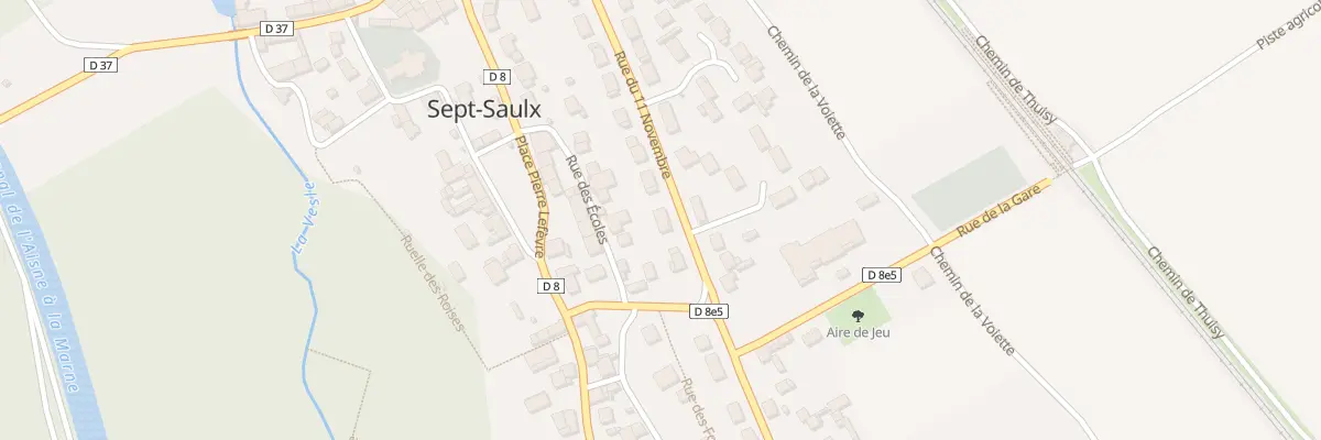 Plan du 15 Rue du 11 Novembre à Sept-Saulx