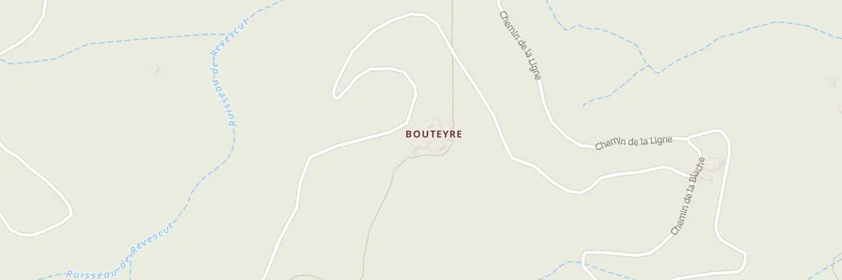 Plan du 374 Bouteyre à Prunet