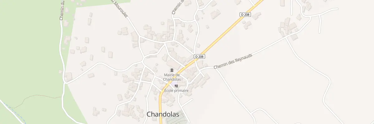 Plan du 5575 Pl de l’Eglise à Chandolas