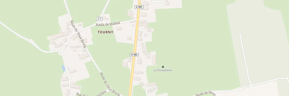 Plan du 519 Rte de Tourny à Changy