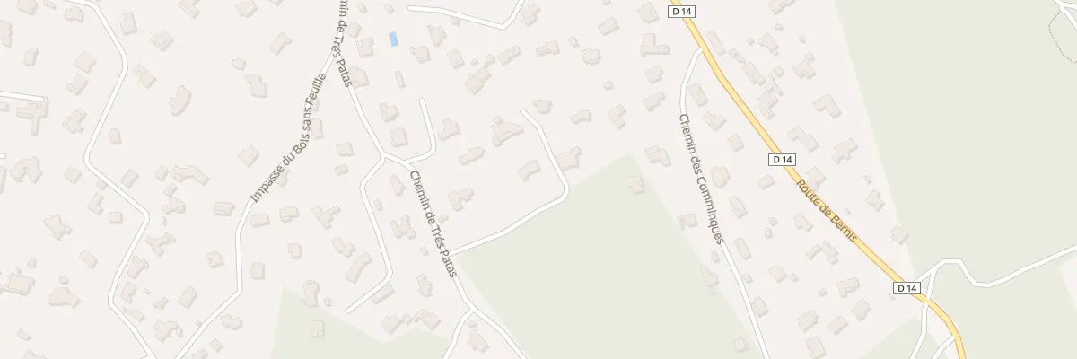 Plan du 1 Imp des Ecureuils à Langlade