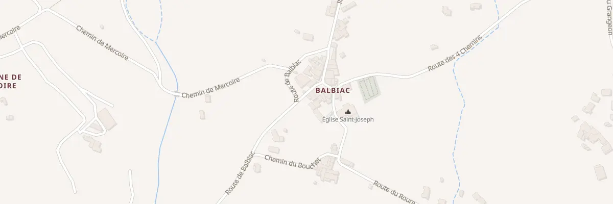 Plan du 20 Tra du Roure à Rosières