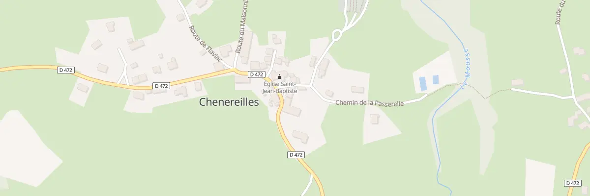 Plan du 5018 Le Bourg à Chenereilles