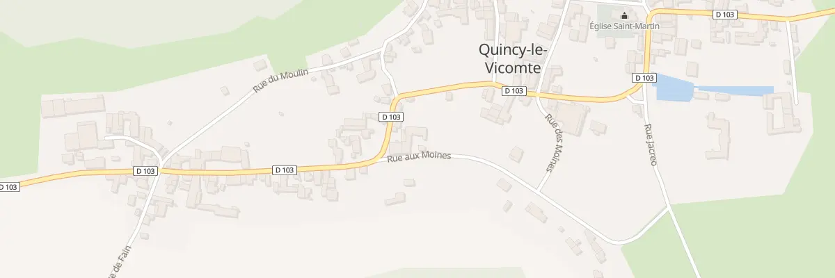 Plan du 1B Rue aux Moines à Quincy-le-Vicomte