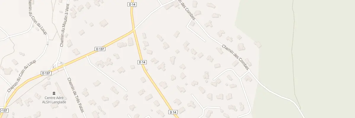 Plan du 266A Rte de Bernis à Langlade