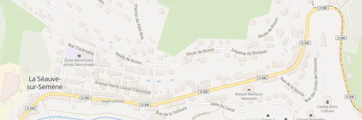 Plan du 5260 Bauzon à La Séauve-sur-Semène