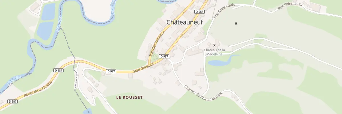 Plan du 5059 Le Bourg à Châteauneuf