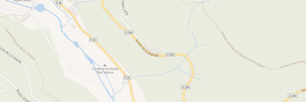 Plan du 5162 Coste Gourlenche à Burzet