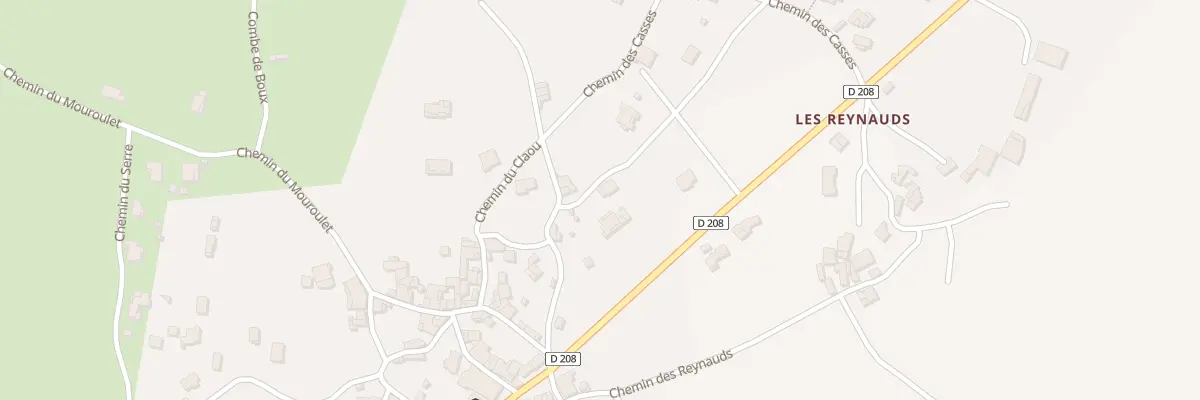 Plan du 5019B Les Reynauds à Chandolas