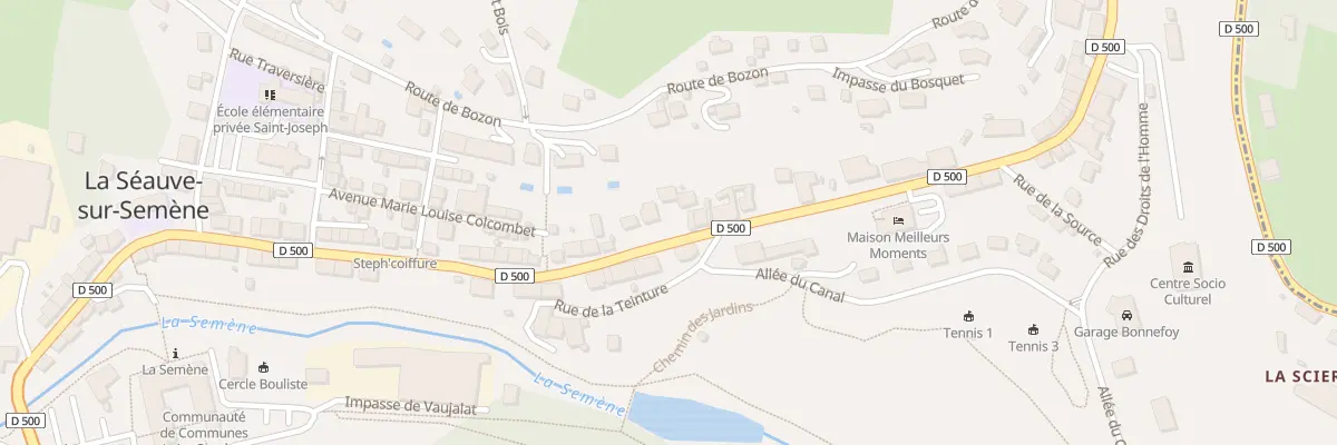 Plan du 73 Av de la Semène à La Séauve-sur-Semène