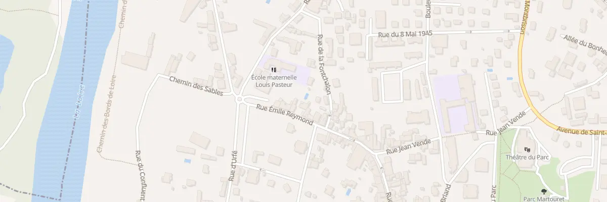 Plan du 22 Rue Emile Reymond à Andrézieux-Bouthéon