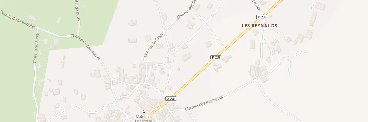 Plan du 5002B Les Reynauds à Chandolas