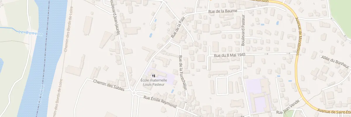Plan du 11 Rue de la Fontchalon à Andrézieux-Bouthéon