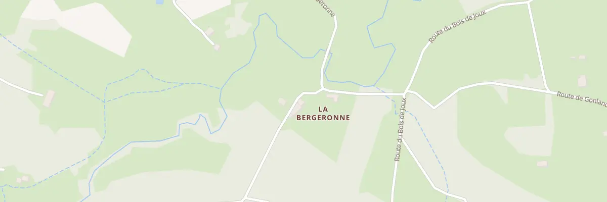 Plan du 298 Rte de Bergeronne à Chenereilles