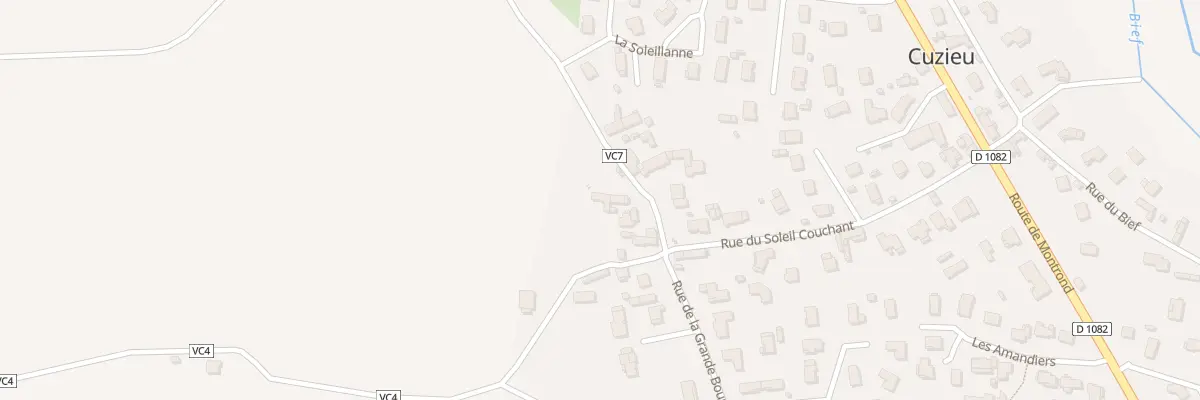 Plan du 275 La Grande Bourgée à Cuzieu