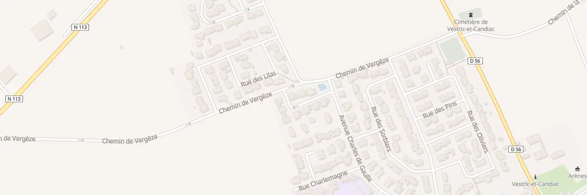 Plan du 10 Rue de la Source à Vestric-et-Candiac