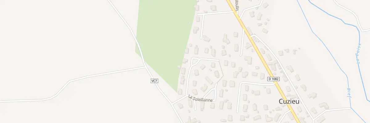 Plan du 394 Rue de la Grande Bourgee à Cuzieu