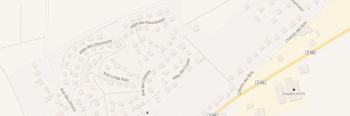 Plan du 14 Rue des Cliquots à Château-Porcien