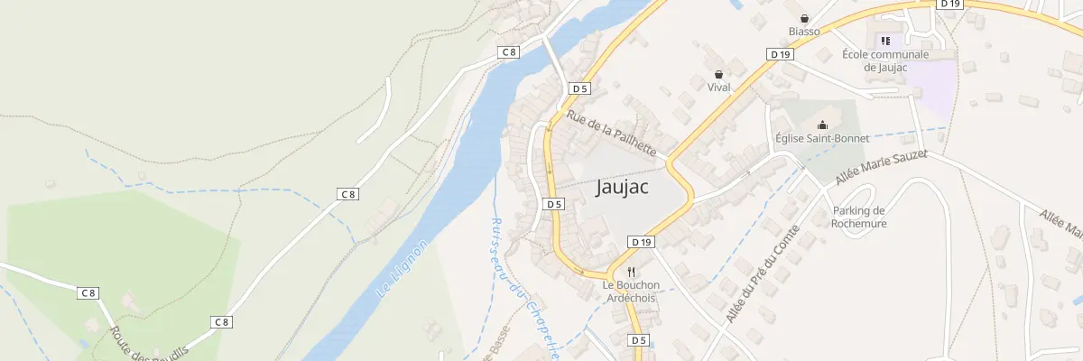 Plan du 30 Rue de la Molle à Jaujac