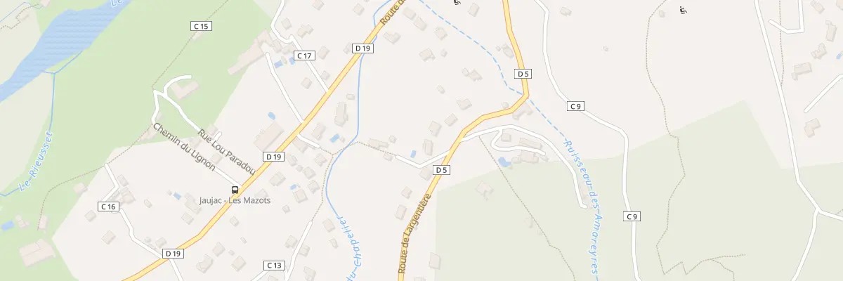 Plan du 360 Rte de Largentière à Jaujac