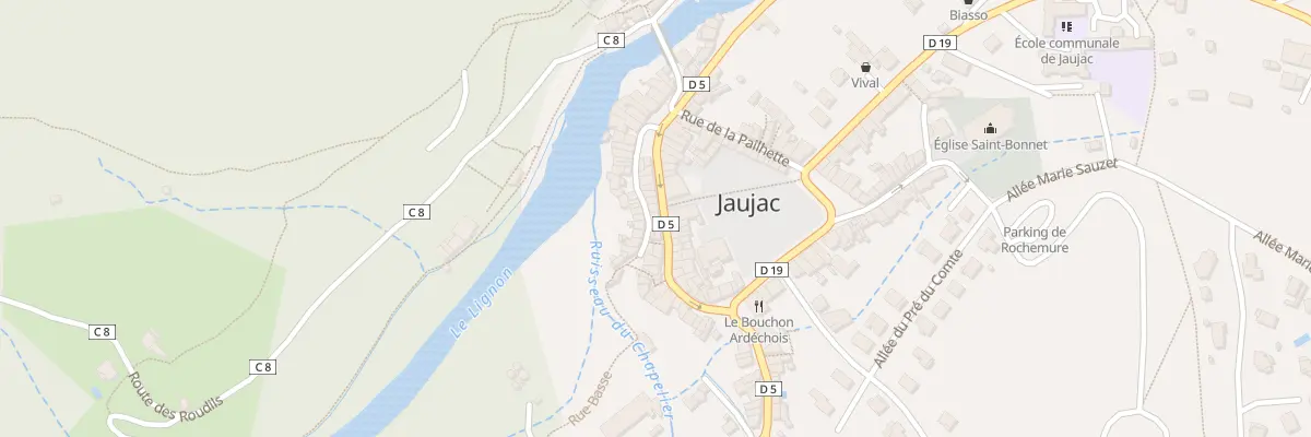 Plan du 44 Rue de la Molle à Jaujac