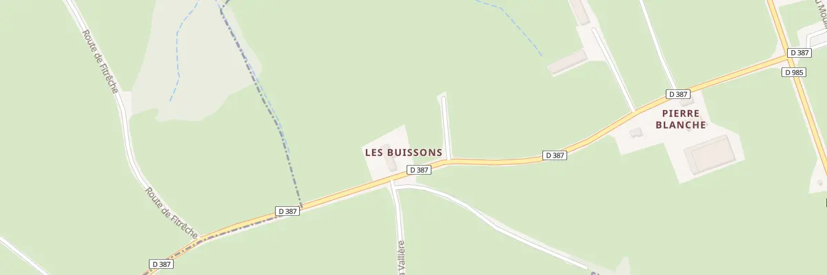 Plan du 5014 Les Buissons à Grandvaux