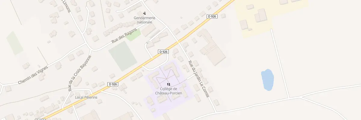Plan du 2 Rue du Jardin le Comte à Château-Porcien